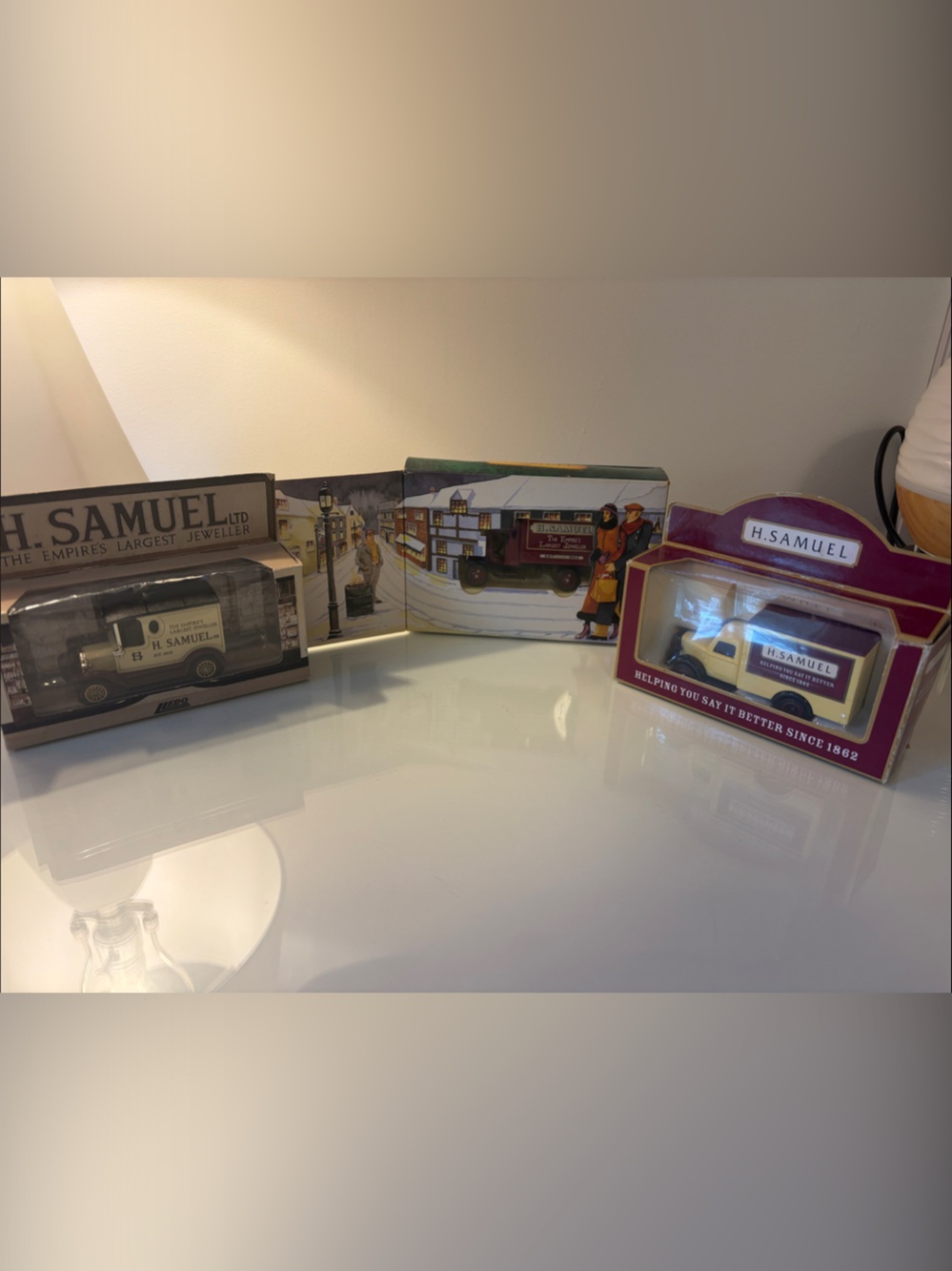 Vintage H. Samuel Diecast Model Van Set - Lledo (Set of 3)